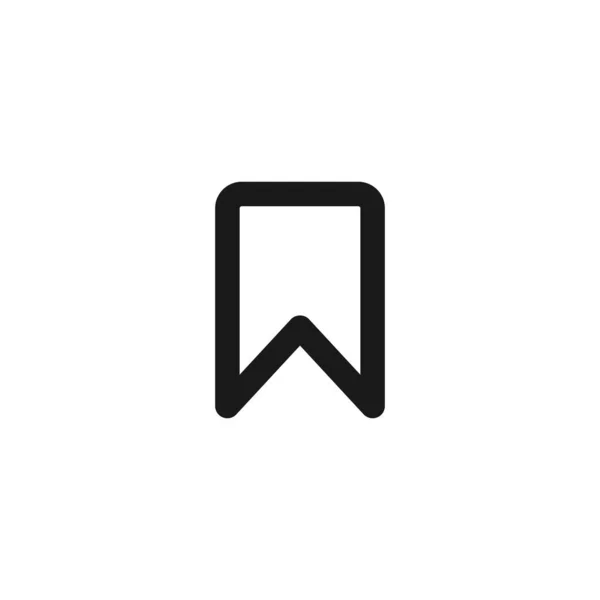 Ikona Lub Logo Zakładki Premium Modnym Stylu Wysokiej Jakości Znak — Wektor stockowy