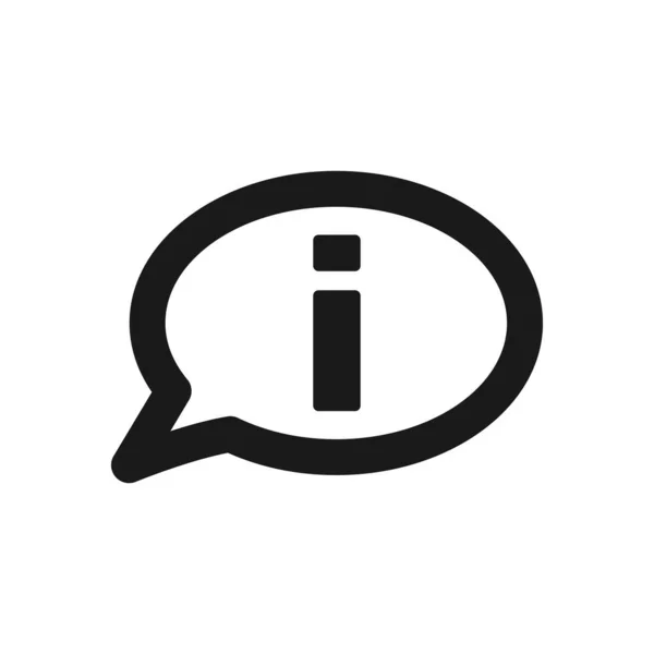 Πρότυπο Λογότυπου Διανύσματος Υπογραφών Πληροφοριών Πληροφορίες Για Εικονίδιο Για Την — Διανυσματικό Αρχείο