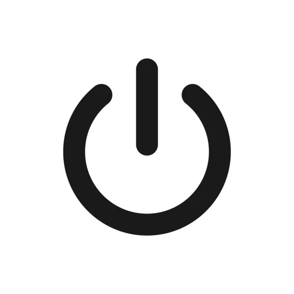 Power Icon Power Icon Icon Vector Illustration — Stock Vector