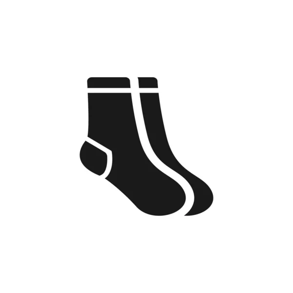 Socken Symbol Weihnachtssocken Vektor Illustration Einfache Illustration Des Sockenvektorsymbols Für — Stockvektor