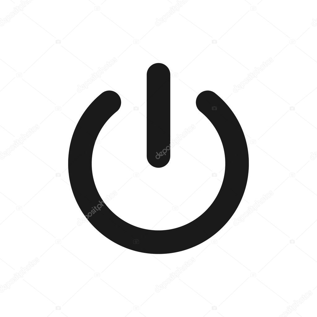 Power off icon. Power on icon. On-Off icon vector illustration