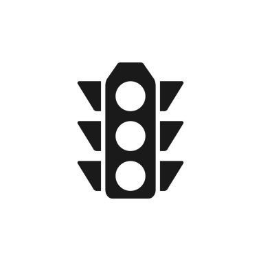 Trafik ışıkları ikon vektör illüstrasyonu. Semfora simgesi. UI tasarım konsepti için ışık simgesi