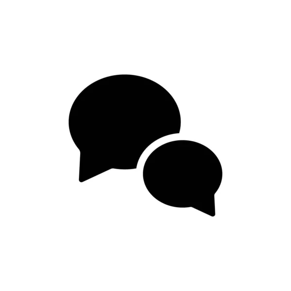 Chat Φυσαλίδες Διάνυσμα Εικονίδιο Chatting Εικονίδιο Φυσαλίδες Μοντέρνο Επίπεδο Στυλ — Διανυσματικό Αρχείο