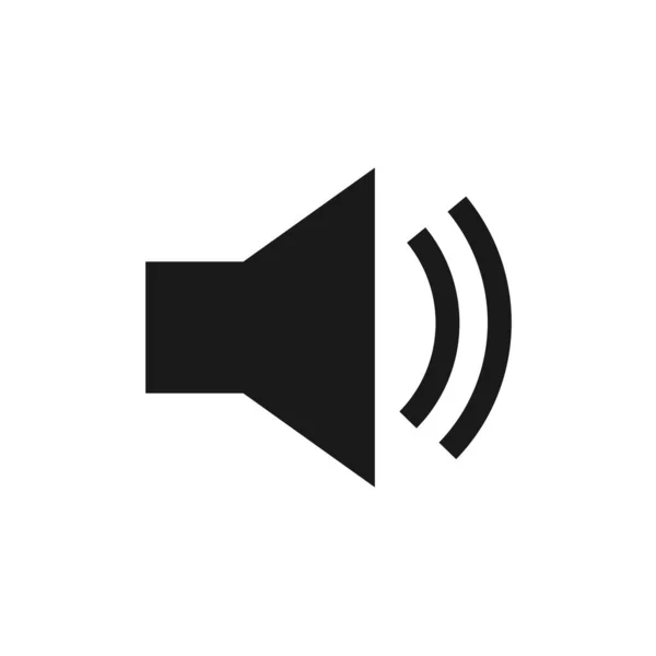 Speaker Volume Omhoog Vector Pictogram Audio Luidspreker Volume Muziek Luidspreker — Stockvector