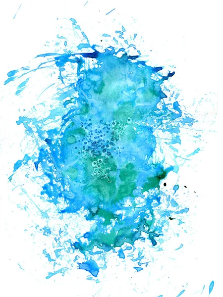 Abstrato Desenhado Mão Fundo Aquarela — Fotografia de Stock