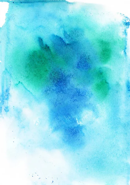 Abstrato Desenhado Mão Fundo Aquarela — Fotografia de Stock