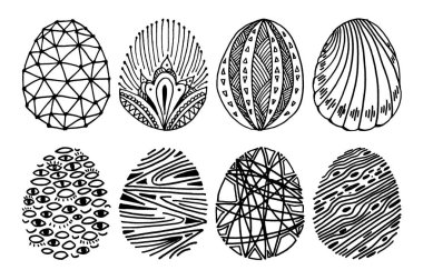 Elle çizilmiş dokuları ve fırçalar