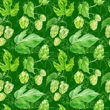 Atlama, suluboya ile Seamless Modeli.