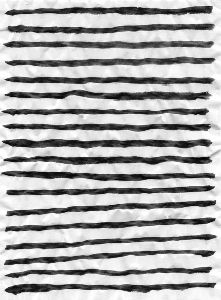 Çizgili Arka Plan Bir Fırça Ile Boyalı Siyah Şeritler — Stok fotoğraf