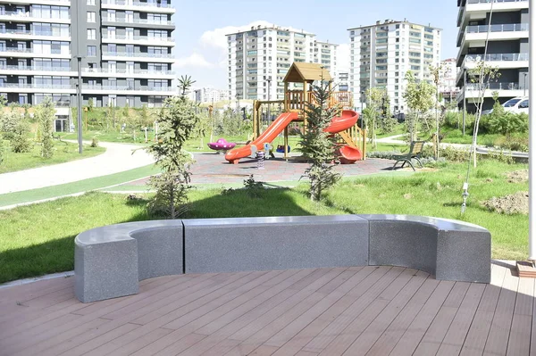 Naturaleza Infancia Parque Diversión Verano Feliz Niño Niña Niño Alegría — Foto de Stock