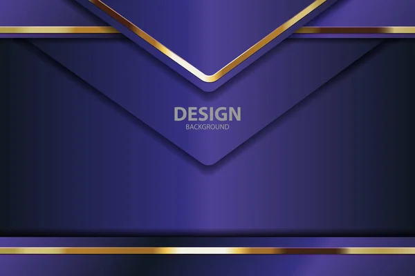 Banner Fondo Abstracto Oro Con Círculo Color Oro Creativo Luz — Vector de stock