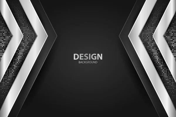 Banner Fondo Abstracto Con Luz Digital Creativa Color Moderno — Vector de stock