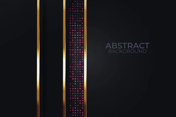 Banner Dorado Tablero Fondo Abstracto Vectorial Para Diseño Texto Mensaje — Vector de stock