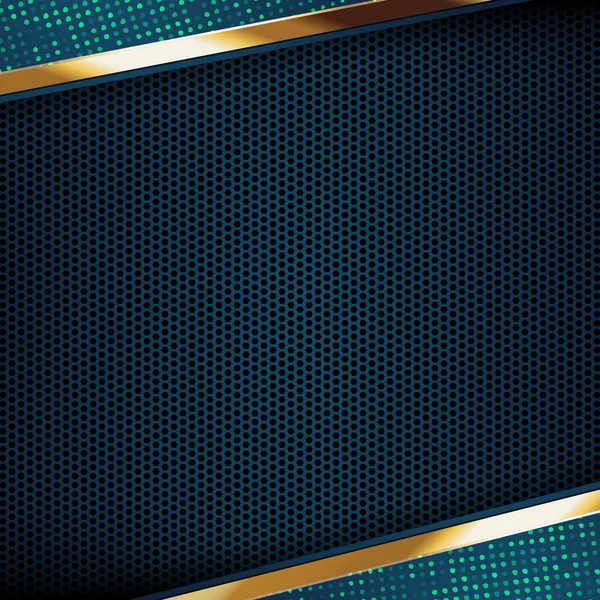 Banner Dorado Tablero Fondo Abstracto Vectorial Para Diseño Texto Mensaje — Vector de stock