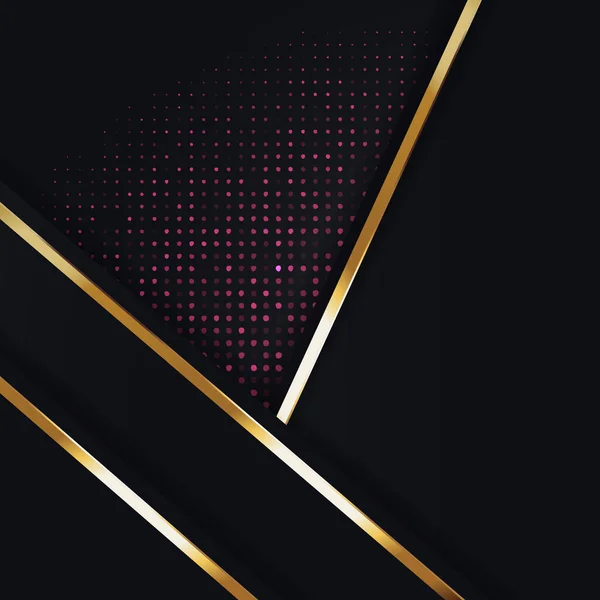 Gold Banner Abstract Vector Background Board Text Message Design Modern — Wektor stockowy