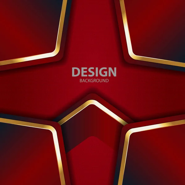 Banner Dorado Tablero Fondo Abstracto Vectorial Para Diseño Texto Mensaje — Vector de stock