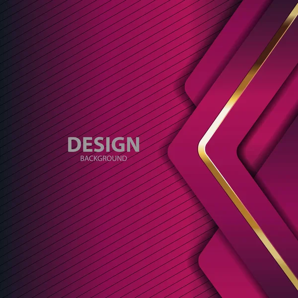 Banner Gold Placa Fundo Vetorial Abstrato Para Design Texto Mensagem — Vetor de Stock