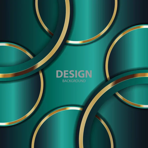 Banner Aur Placă Fundal Vectorială Abstractă Pentru Text Design Mesaje — Vector de stoc