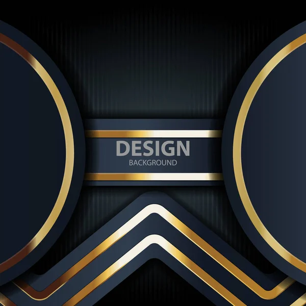 Banner Dorado Tablero Fondo Abstracto Vectorial Para Diseño Texto Mensaje — Vector de stock