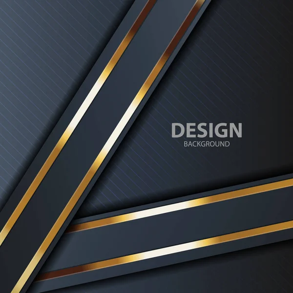 Banner Gold Placa Fundo Vetorial Abstrato Para Design Texto Mensagem —  Vetores de Stock