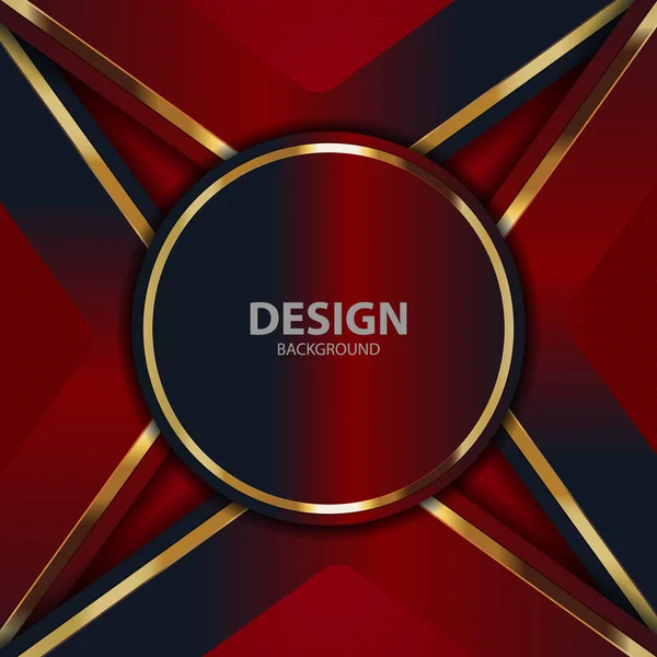 Goud Banner Abstract Vector Achtergrond Bord Voor Tekst Boodschap Ontwerp — Stockvector