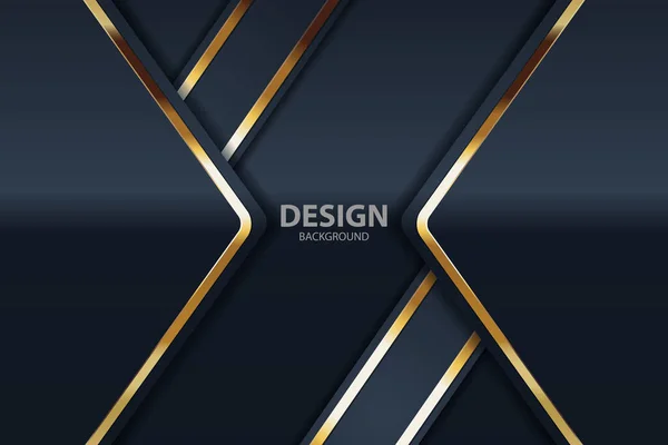 Banner Gold Placa Fundo Vetorial Abstrato Para Design Texto Mensagem —  Vetores de Stock