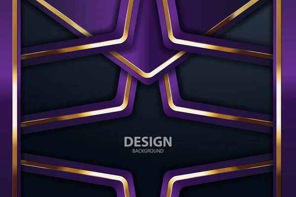 Banner Dorado Tablero Fondo Abstracto Vectorial Para Diseño Texto Mensaje — Vector de stock