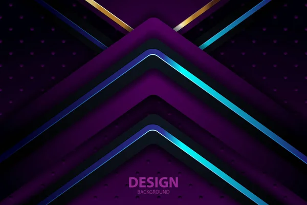 Goud Banner Abstract Vector Achtergrond Bord Voor Tekst Boodschap Ontwerp — Stockvector