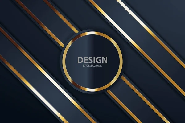 Goud Banner Abstract Vector Achtergrond Bord Voor Tekst Boodschap Ontwerp — Stockvector