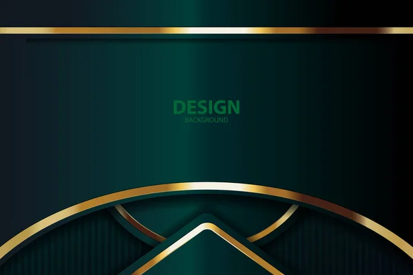 金のバナーテキストとメッセージのデザインのための抽象的なベクトル背景ボード現代 ベクターイラスト — ストックベクタ