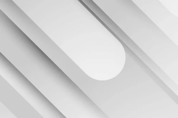 Banner Abstracto Geométrico Blanco Gris Color Fondo Vector Ilustración — Archivo Imágenes Vectoriales