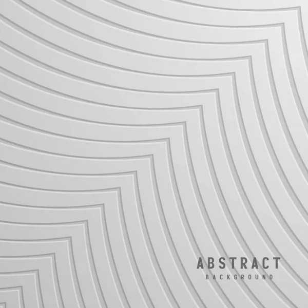 Banner Astratto Geometrico Bianco Grigio Sfondo Vettoriale Illustrazione — Vettoriale Stock