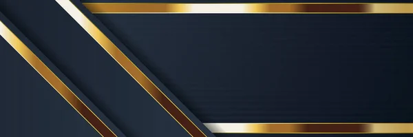 Design Banner Ouro Com Estilo Moderno Minimalista Luxo Ouro —  Vetores de Stock