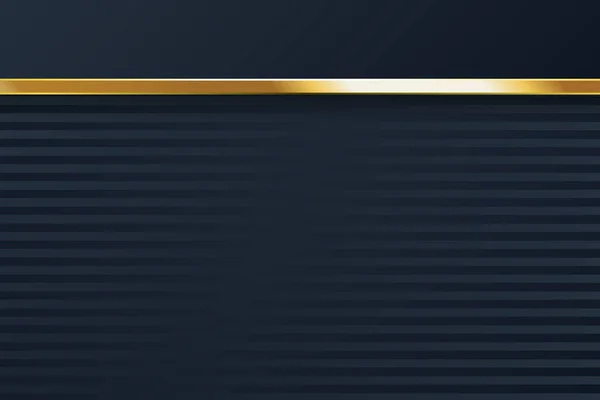 Design Banner Oro Con Lusso Stile Moderno Minimalista Oro — Vettoriale Stock