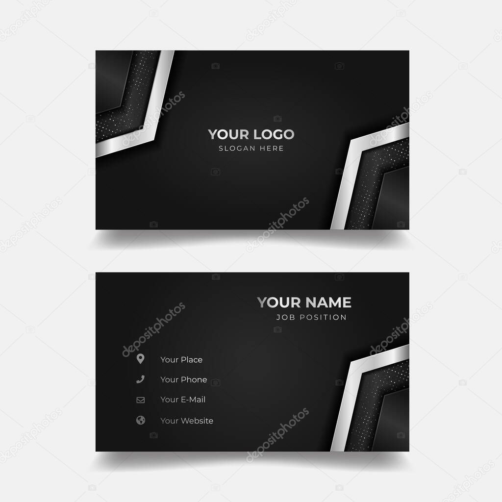 Print business card template