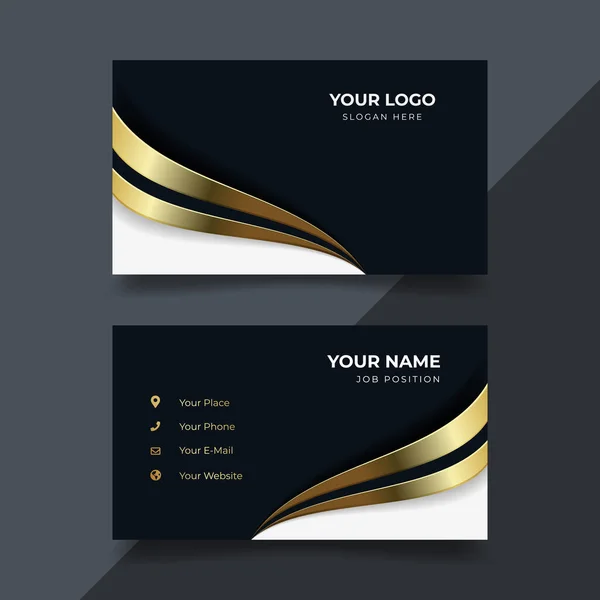 Print Business Card Template — Stock Vector