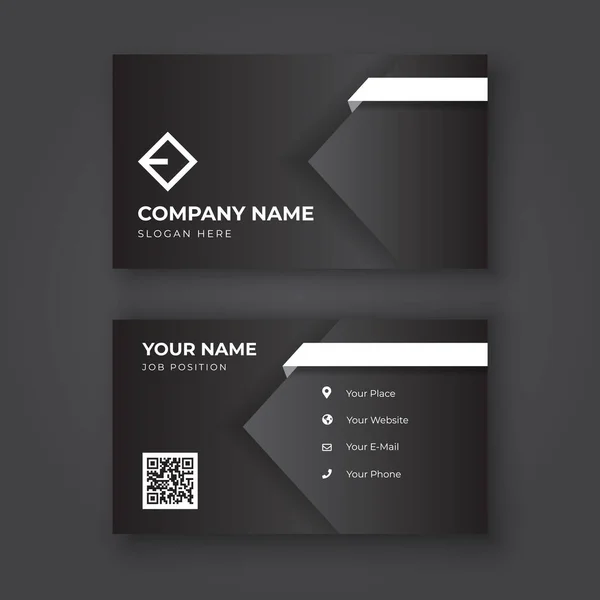 Print Business Card Template — Stock Vector