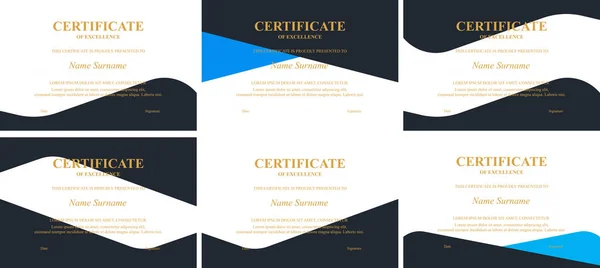 Creative Certificate Appreciation Award Template — Stock Vector