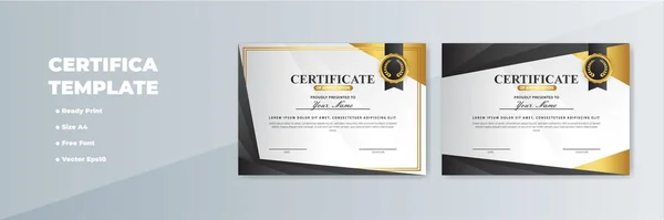 Шаблон Нагороди Творчого Сертифіката — стоковий вектор