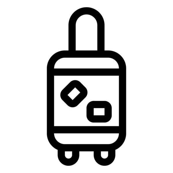 Icono Transporte Blanco Negro — Vector de stock