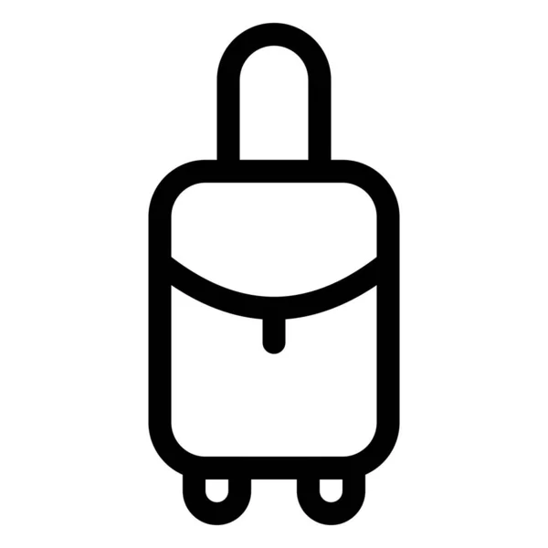 Icono Transporte Blanco Negro — Vector de stock