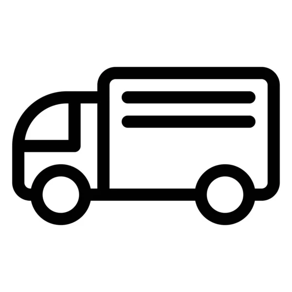 Transport Pictogram Zwart Wit — Stockvector