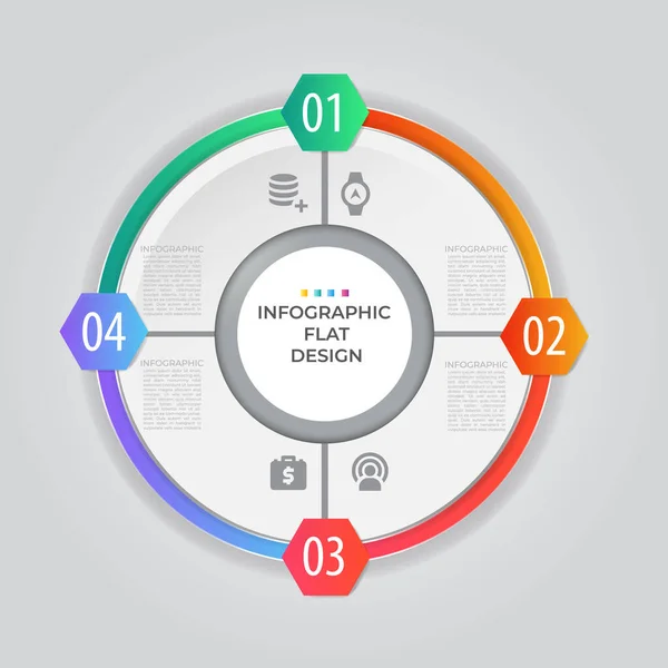 Visualisation Des Données Entreprise Organigramme Éléments Abstraits Graphique Diagramme Avec — Image vectorielle