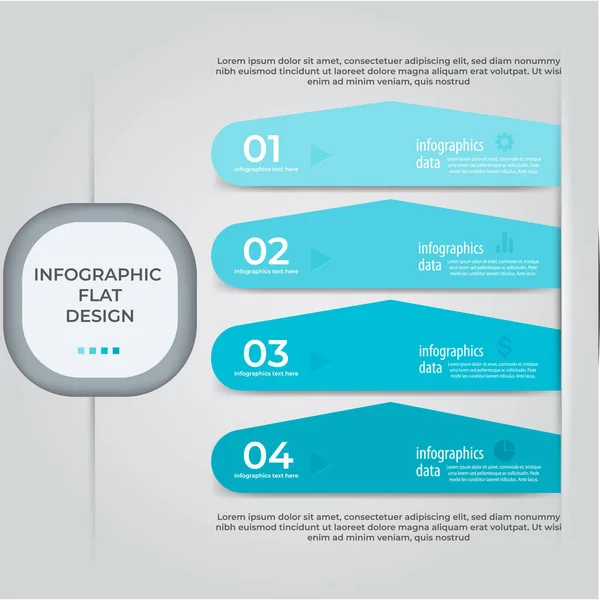 Visualisation Des Données Entreprise Organigramme Éléments Abstraits Graphique Diagramme Avec — Image vectorielle