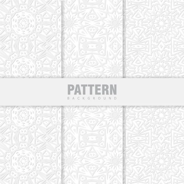 Oriental Patterns Background Arabic Ornaments Patterns Backgrounds Wallpapers Your Design — Stock Vector