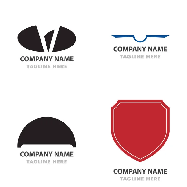 Logotipo Pacote Coorporate Conceito Moderno Impressionante — Vetor de Stock