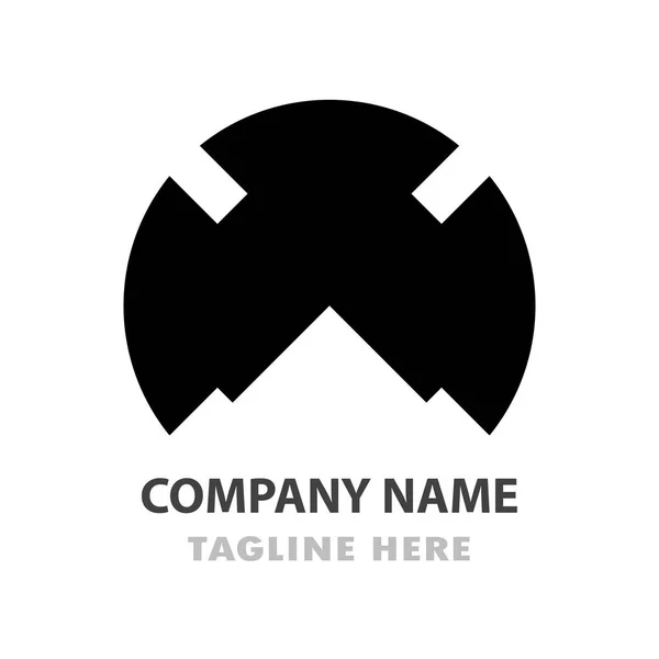 Logo Paquete Coorporate Impresionante Concepto Moderno — Archivo Imágenes Vectoriales
