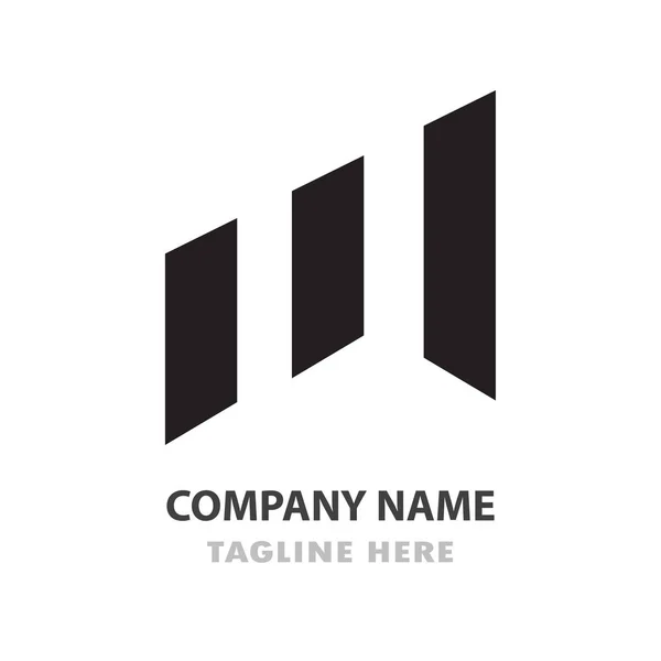 Logo Bunt Coorporate Awesome Modernt Koncept — Stock vektor
