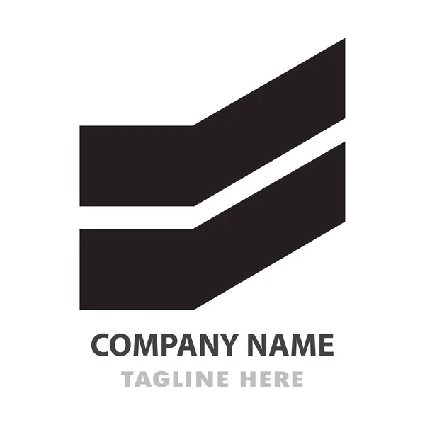 Logo Faisceau Coorporate Concept Moderne Impressionnant — Image vectorielle