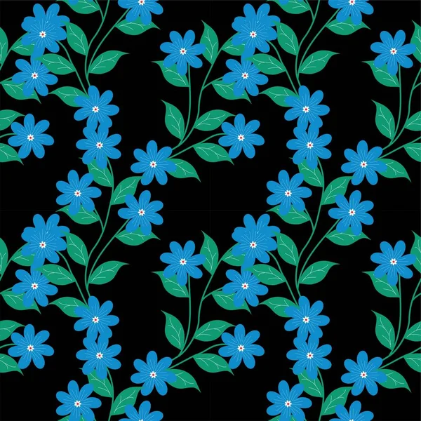 Motif Sans Couture Avec Motifs Floraux Capables Imprimer Pour Les — Image vectorielle